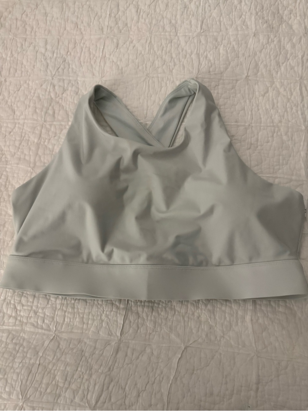 Fabletics Ella High Impact sports bra Mint Green. Size 2X
